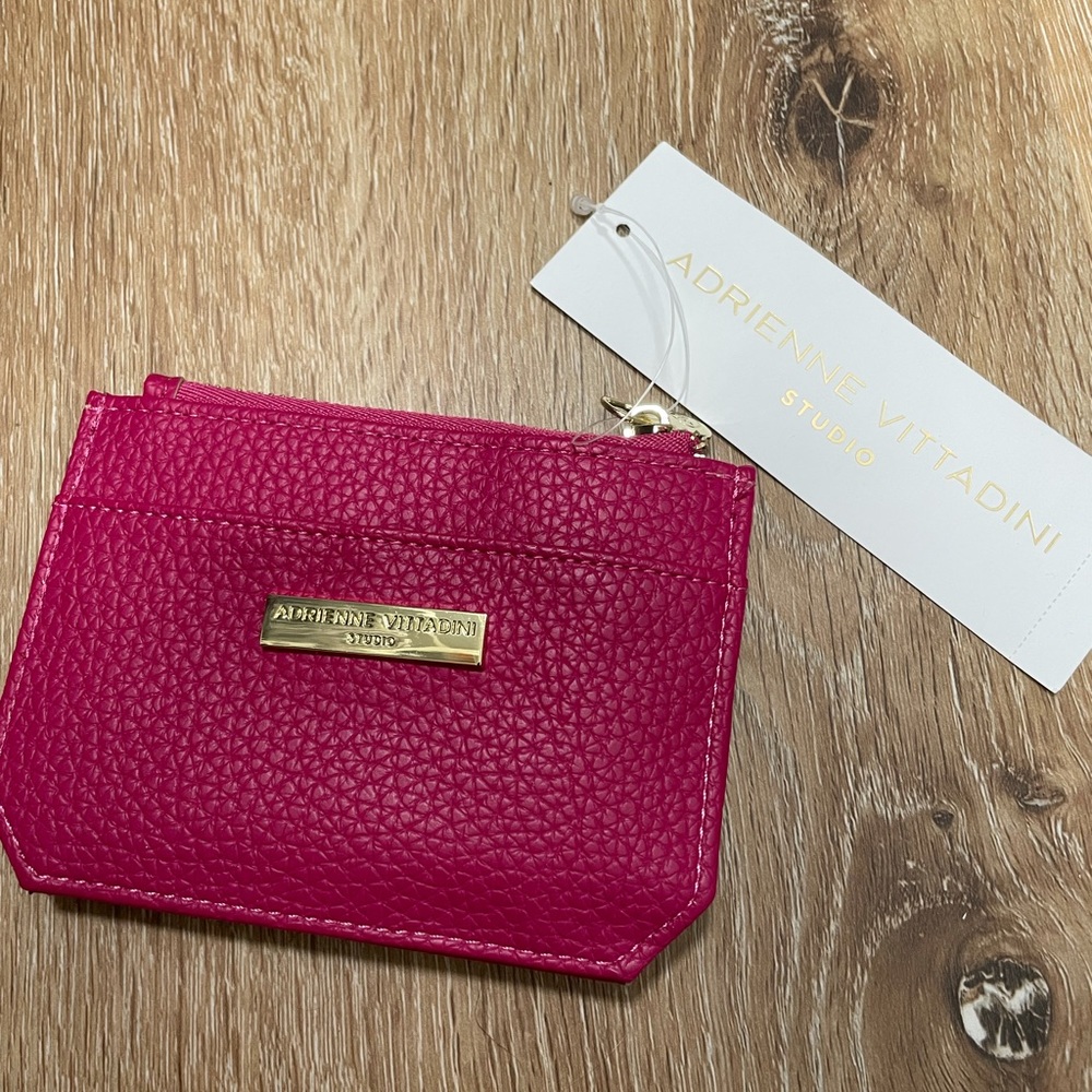 NWT Adrienne Vittadini Small ID Flap Wallet